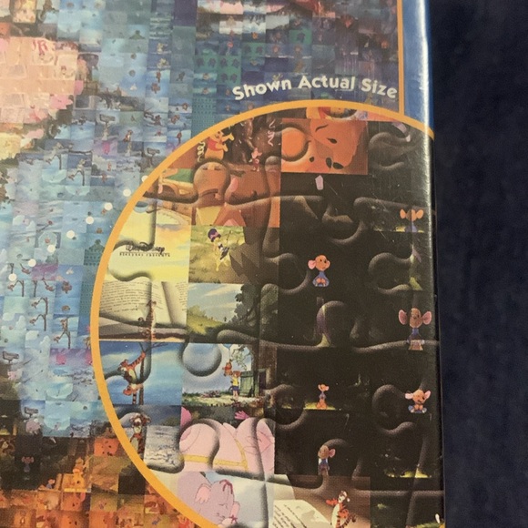 SALE 2/$10 Disney 1000 piece Robert Silvers photomosiacs puzzle Tiger Too. NWT - Picture 2 of 5